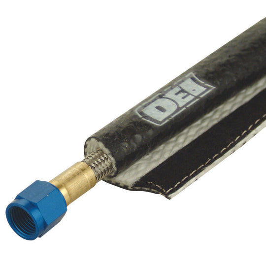 Heat Barrier Shield, Fire Wrap 3000, Black, Velcroآ® Closure, Hoses/Wire, 2 ft. Length, Each