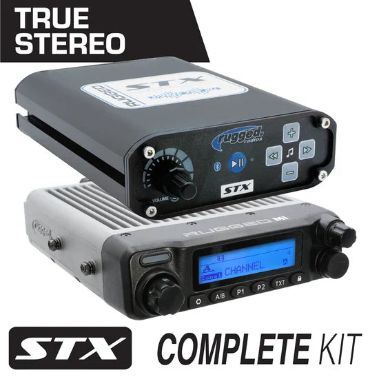 STX STEREO Complete Master Communication Kit with Intercom with M1 Radio System and 2-Way Radio - Topspeed