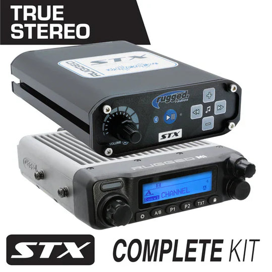 STX STEREO Complete Master Communication Kit with Intercom with M1 Radio System and 2-Way Radio - Topspeed