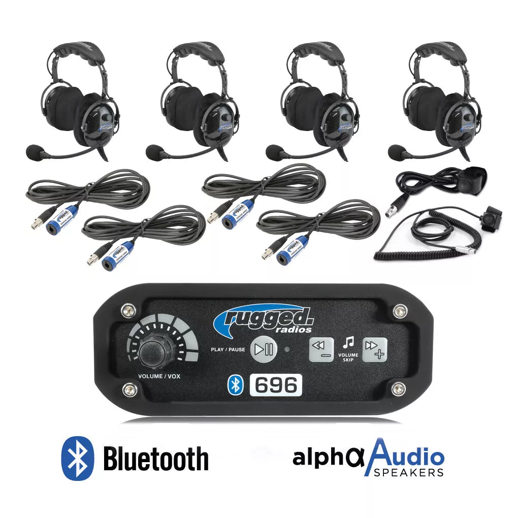 RRP696 4-Place Intercom with OTU Headsets - Topspeed