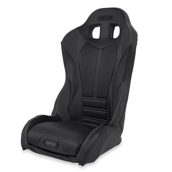 Powersports Seats, Pro Sport Short Cushion All Black Suspension Seat, Each - Topspeed