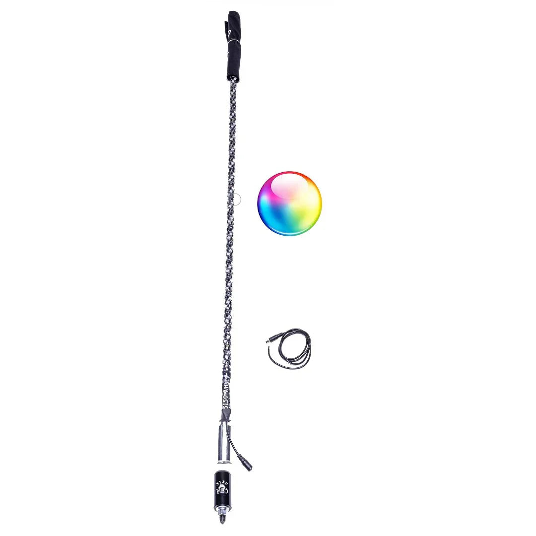 LED Whip w/ Bluetooth - Each - Topspeed