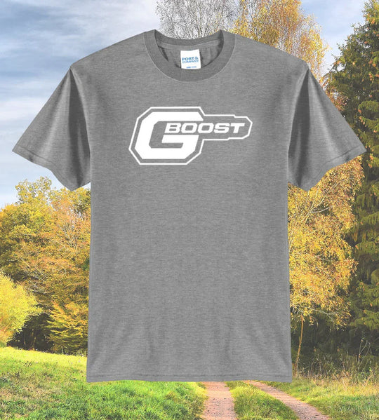 GBOOST T-SHIRT - GRAY W/WHITE LOGO
