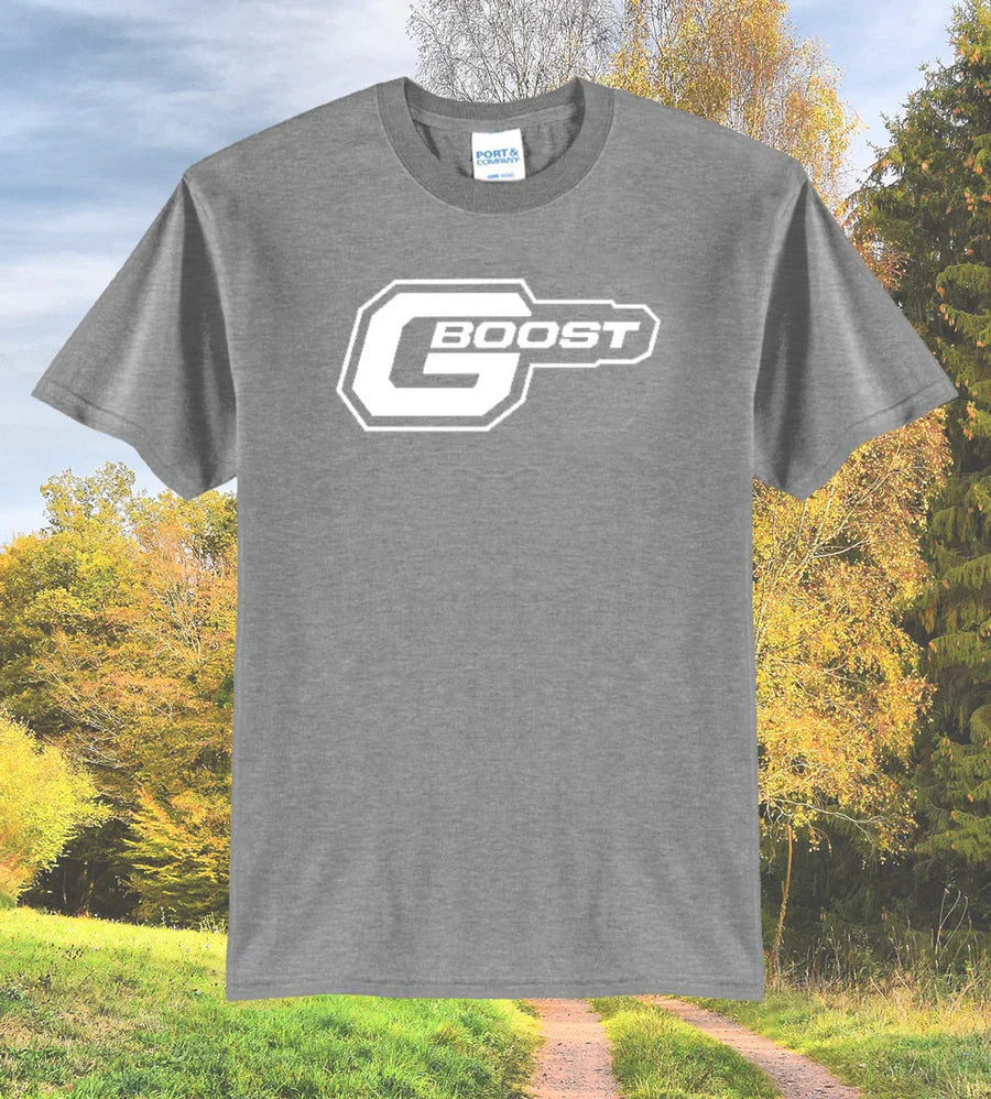 GBOOST T-SHIRT - GRAY W/WHITE LOGO