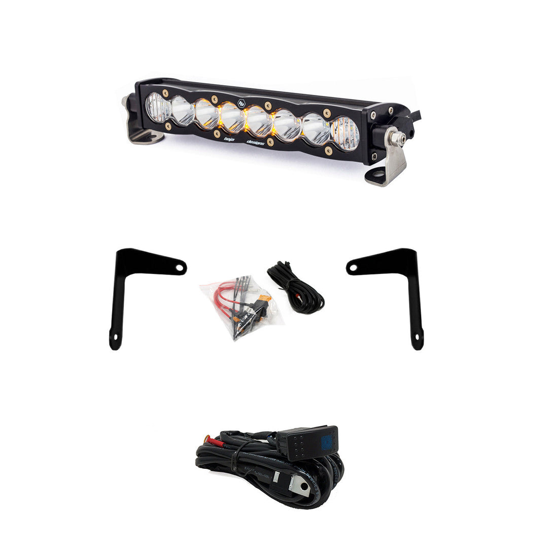 Can-Am X3 Shock Mount Kit w 10in S8 Light Bar - Topspeed