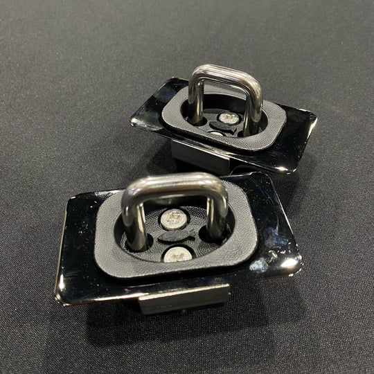 (PRP) (UTV28) Bull Ring, GM Flush, Fit Retractable, Tie-Down Anchor, Pair