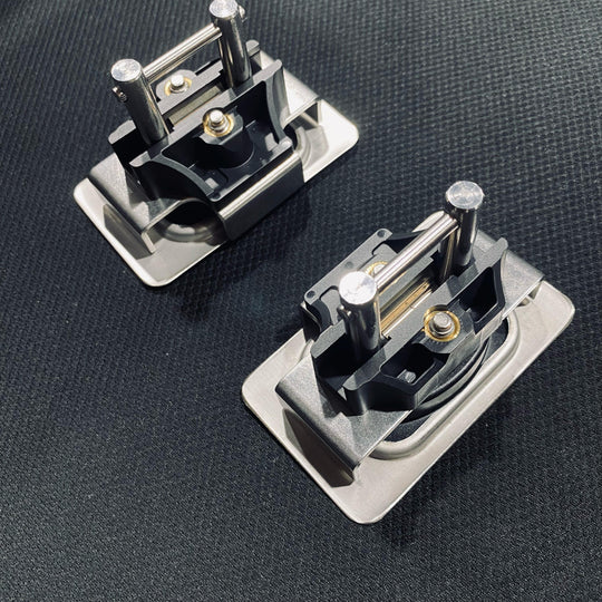 (PRP) (UTV28) Bull Ring, Stainless Steel, Fit Retractable, Tie-Down Anchor, Pair