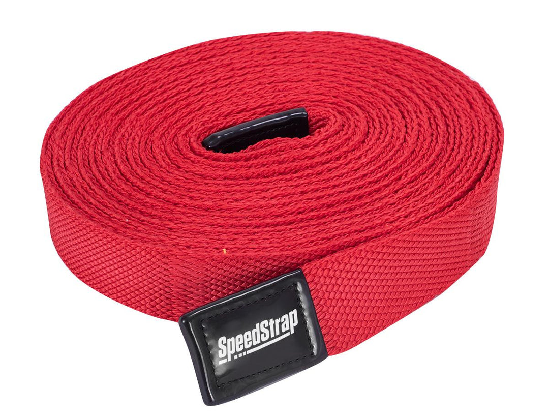 (PRP) (UTV28) Tow Straps and Ropes, Big Daddy, Weavable Recovery Strap, 2 in Width, 14,000 lbs. Breaking Strength, Nylon, Red, Each
