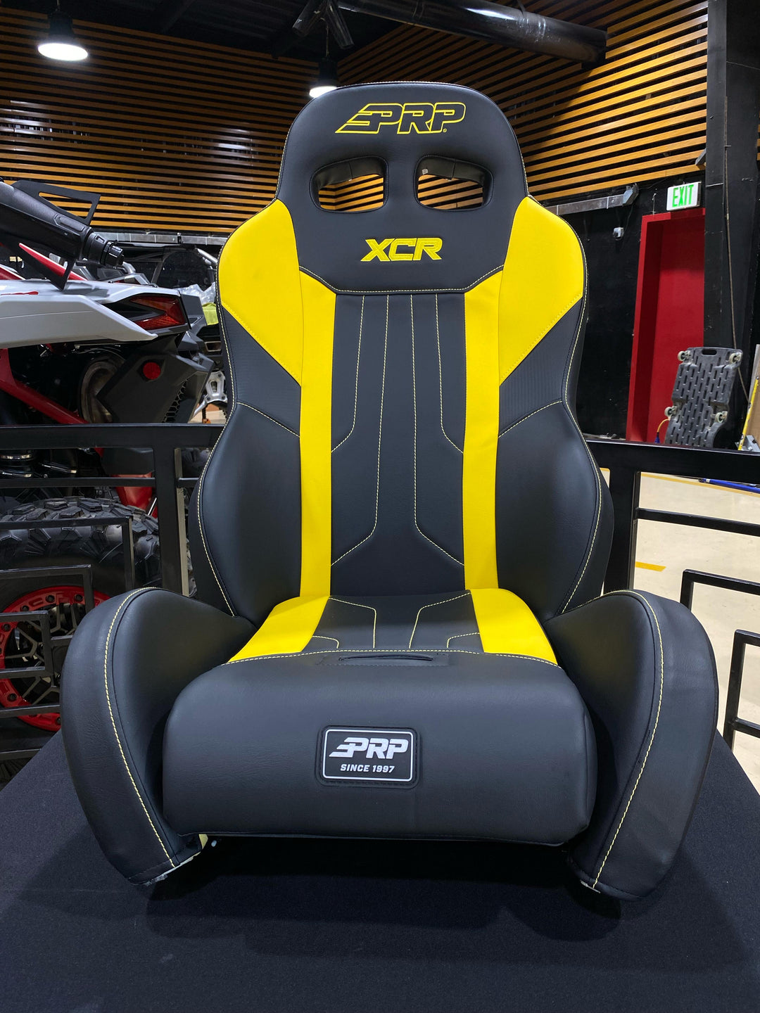 (PRP) (UTV28) XCR Suspension Seat for Polaris RZR PRO XP, PRO R, PRP LOGO