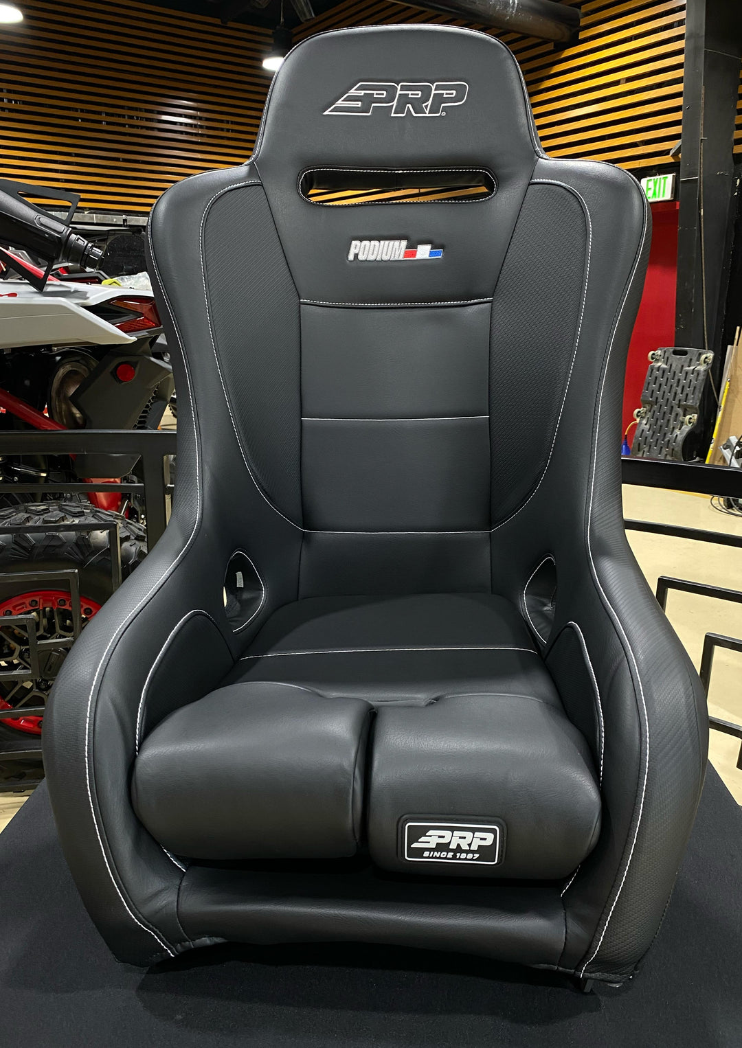 (PRP) (UTV28) Podium Elite Suspension Seat, PRP LOGO