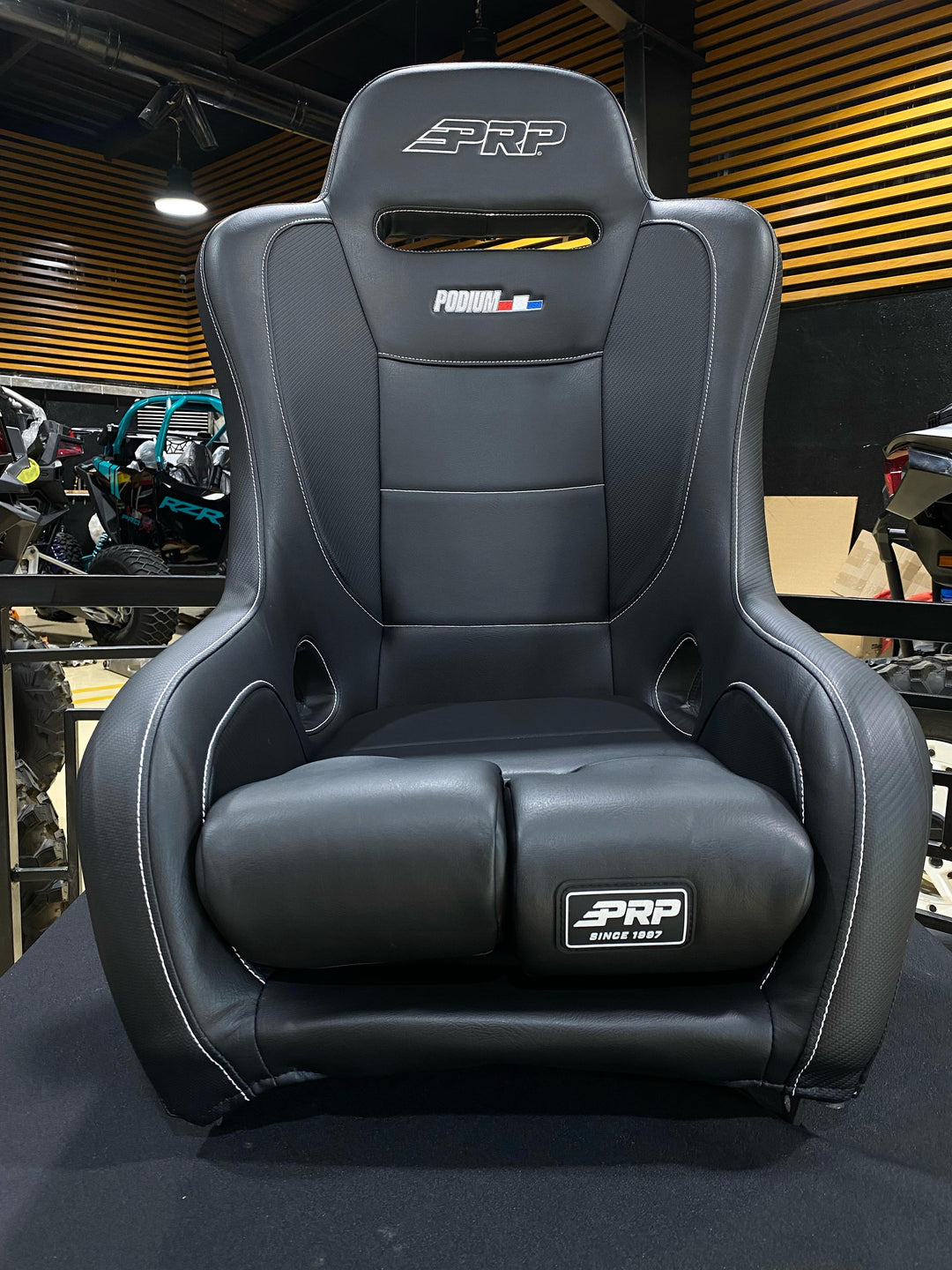 (PRP) (UTV28) Podium Elite Suspension Seat, PRP LOGO