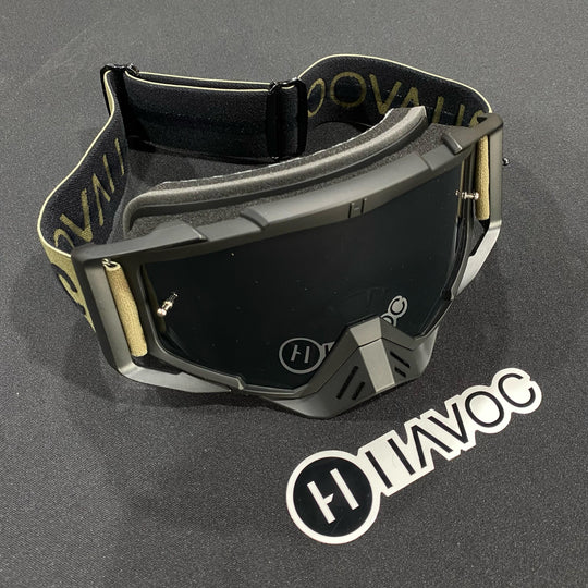 Hurrah ODI Green / Black Smoke Pre-Curved lens, Each