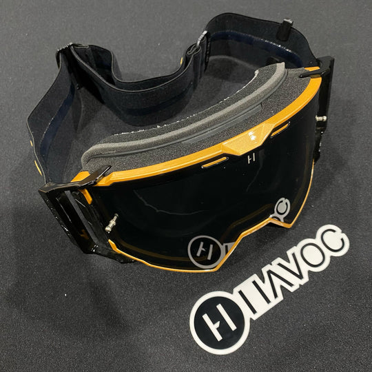 Regal Helios Gold/Black Strap Smoke Lens Gold Frame, Each