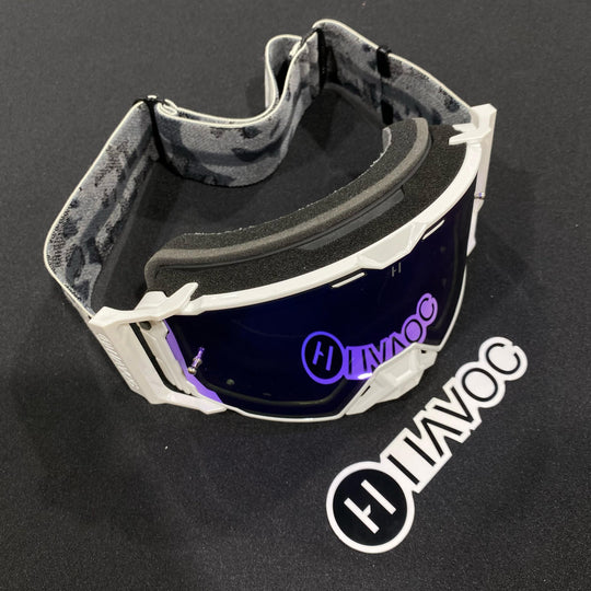 Arctic Camo Helios Arctic Camo Strap Blue Crystal HD Lens White Frame, Each