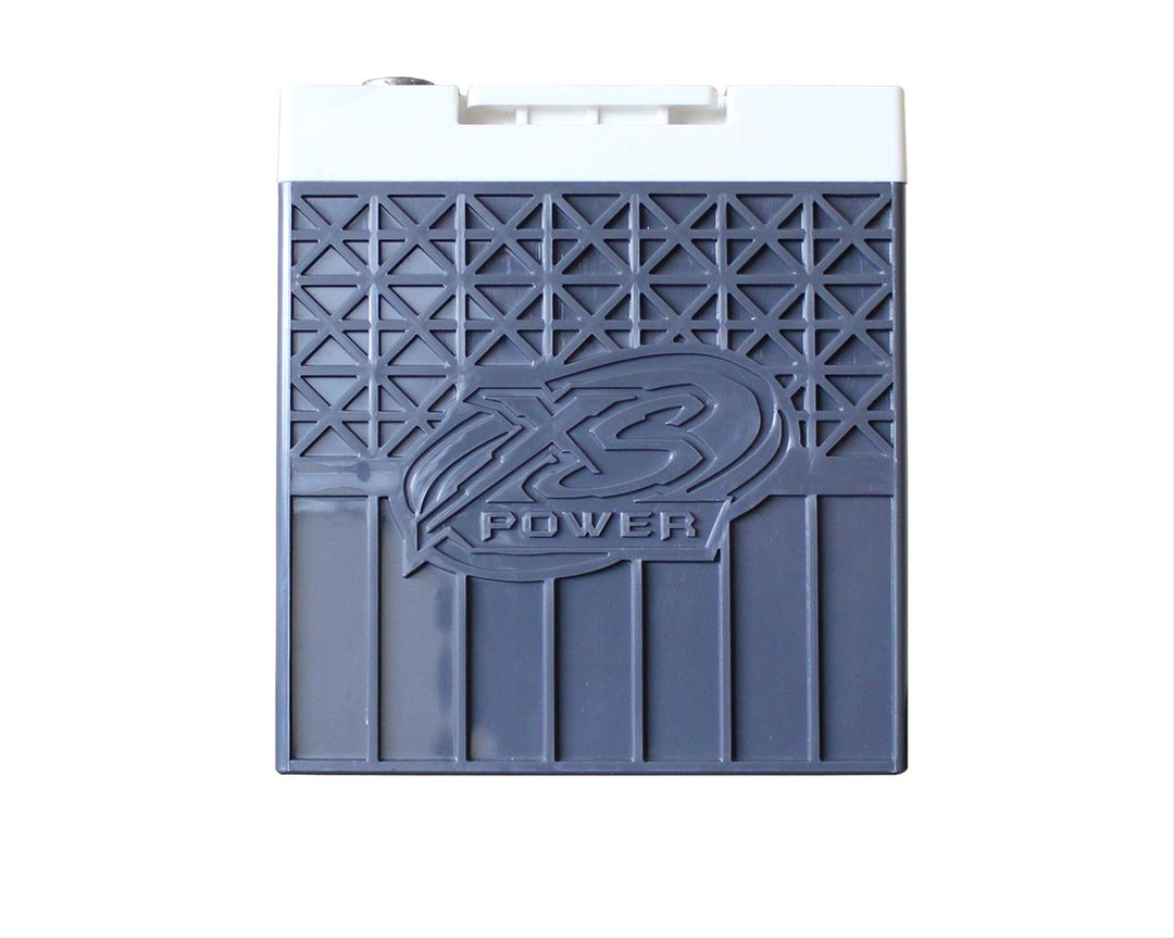 Battery, 16 V, AGM, 500 Cold Cranking Amps, Top Post, 10.24 in. Length, 6.75 in. Width, 7.2 in. Height, Each