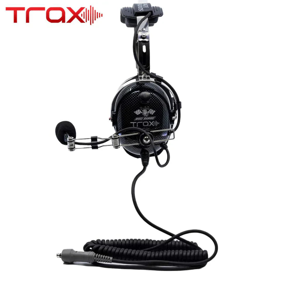 Trax Stereo Headset, OTH, With Cloth Ear Cover, Gel Ear Seal, Each - Topspeed
