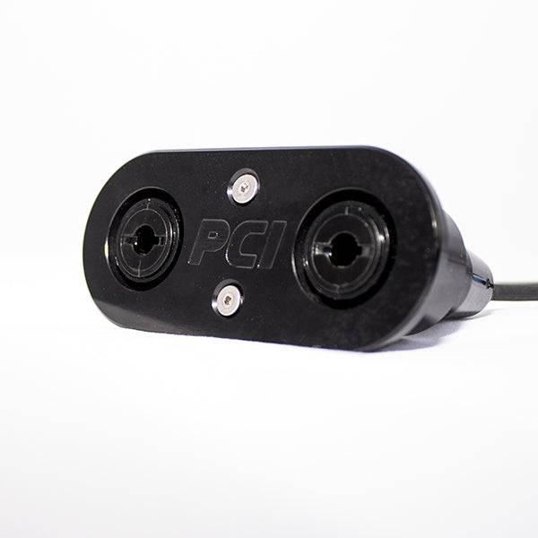 Dual Flush Mount Plate, Black, Each - Topspeed