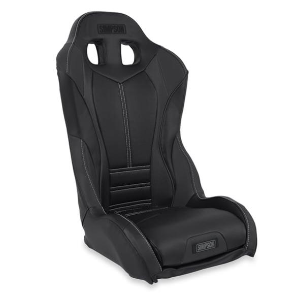 Powersports Seats, Pro Sport Short Cushion All Black Suspension Seat, Each - Topspeed