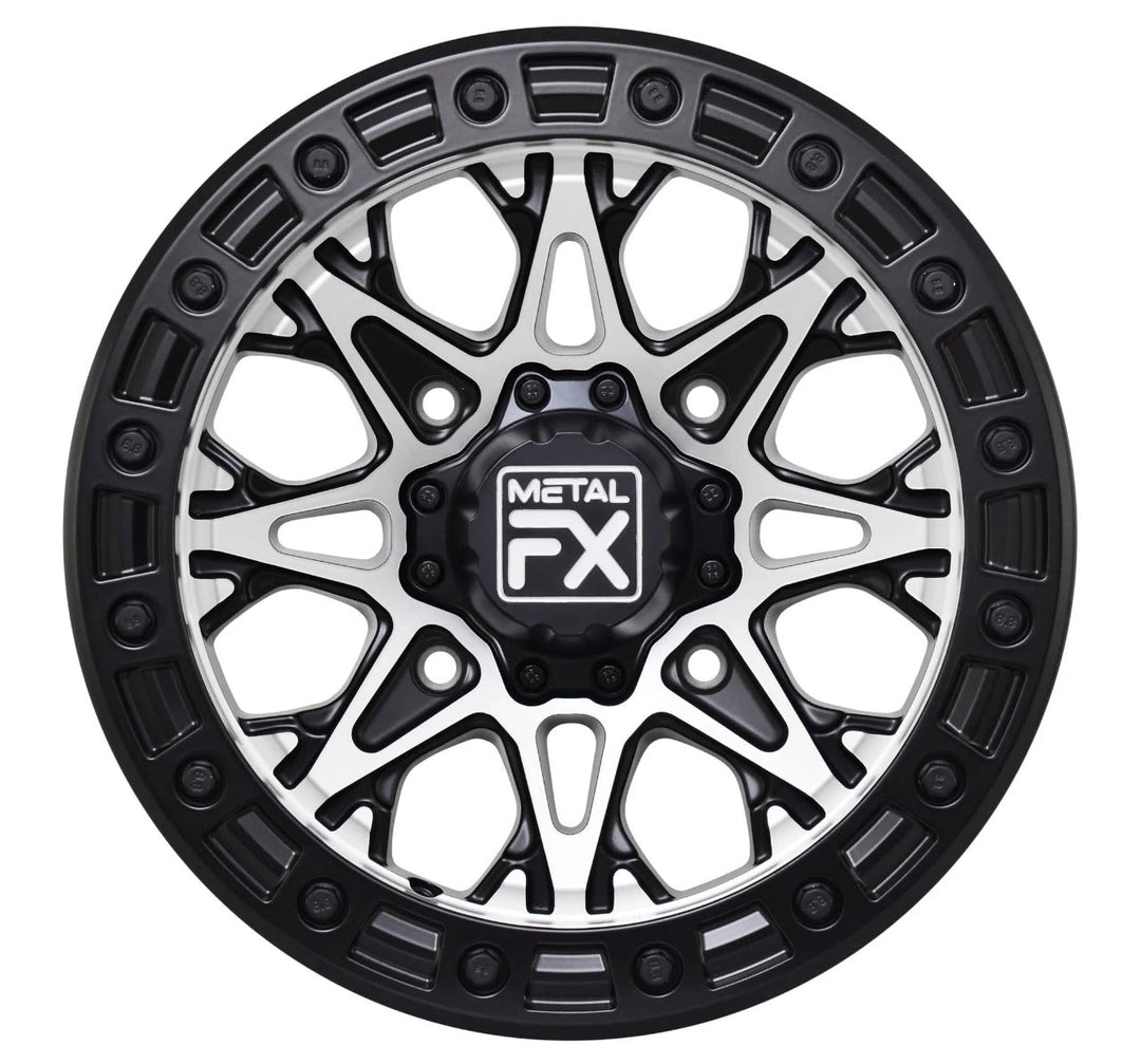 Assassin Beadlock, X70115715646B X701 Offset 132mm Bore Matte Black Machined Face Wheel, Each - Topspeed