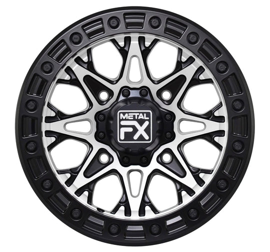 Assassin Beadlock, X70115715646B X701 Offset 132mm Bore Matte Black Machined Face Wheel, Each - Topspeed