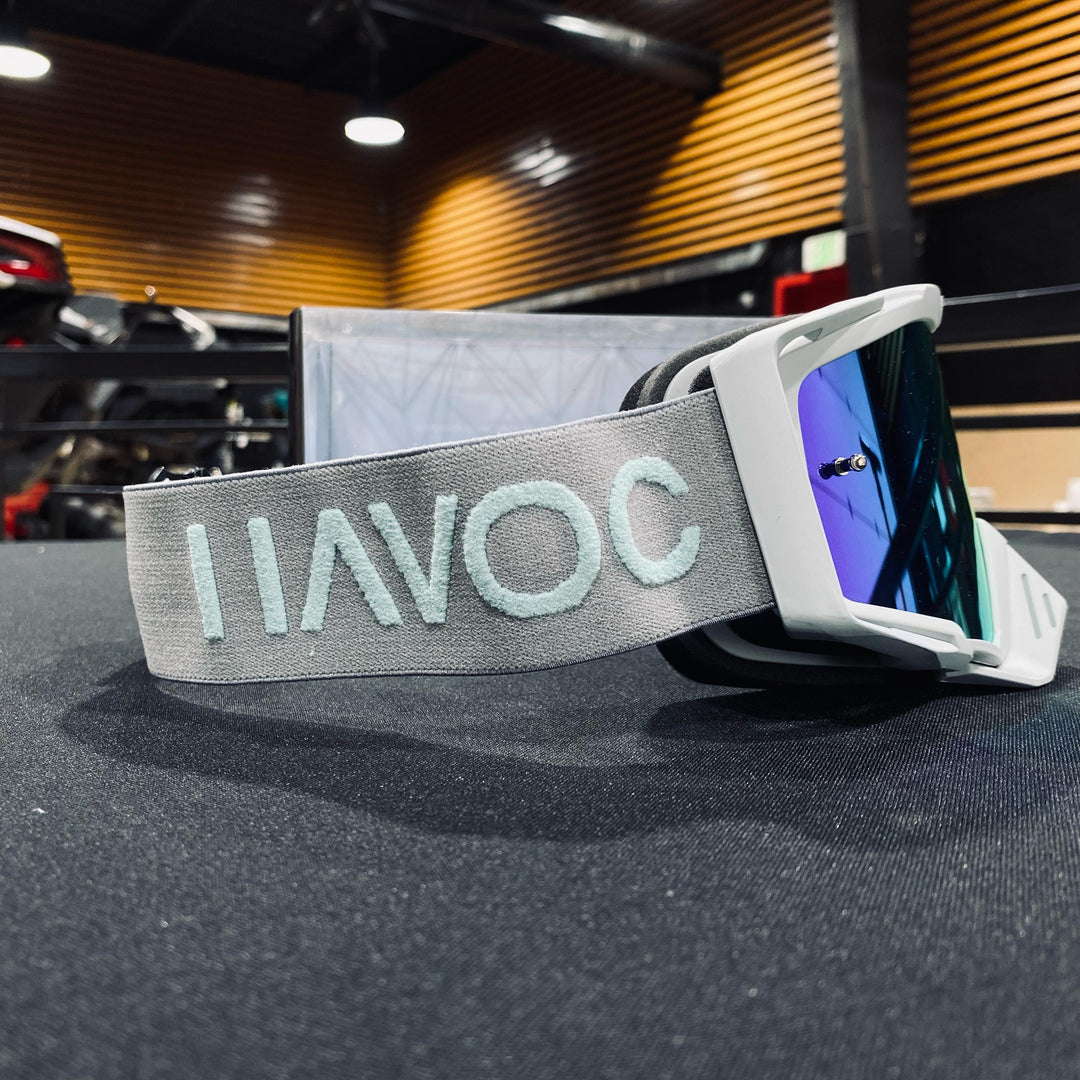 Goggle, MINT, Elite Design, Mint / Grey, Gold Pre-Curved lens, Each