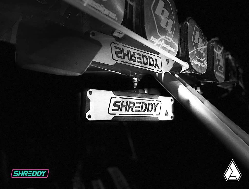 SHREDDY Bomber Convex Center Mirror - Clamp Size - 1.875 inch, Each