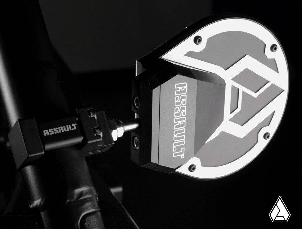 Sidewinder Convex Side Mirrors - Clamp size - 1.875 inch, Pair