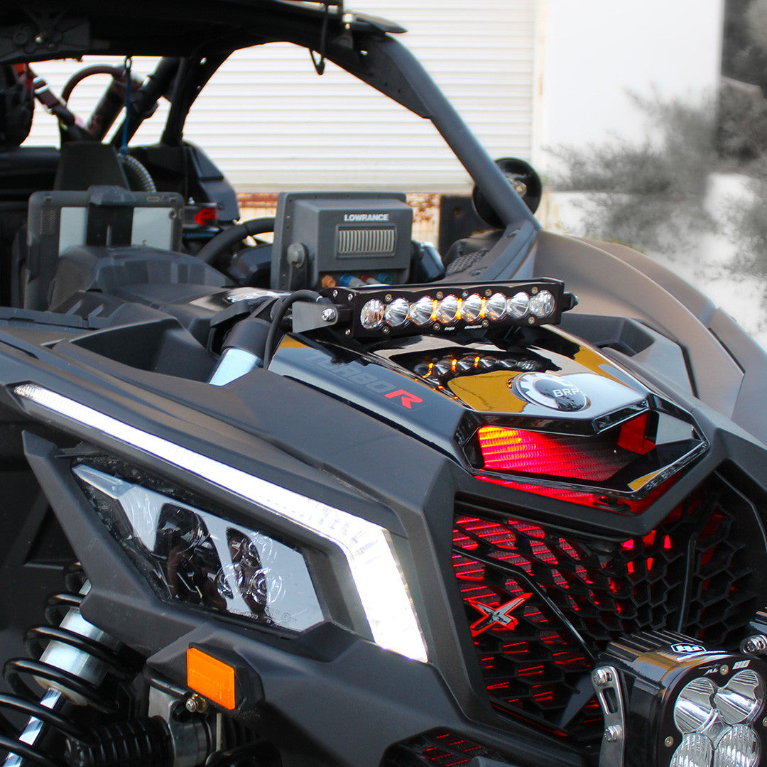 Can-Am X3 Shock Mount Kit w 10in S8 Light Bar - Topspeed