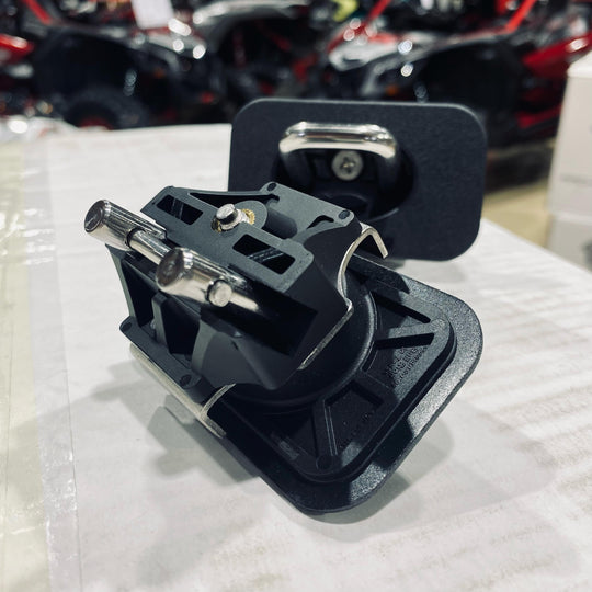 (PRP) (UTV28) Bull Ring, Flush Fit Angled Retractable, Tie-Down Anchor, Ford / 2015 & UP Ford F150 / 2017 & UP Ford Super Duty Pair