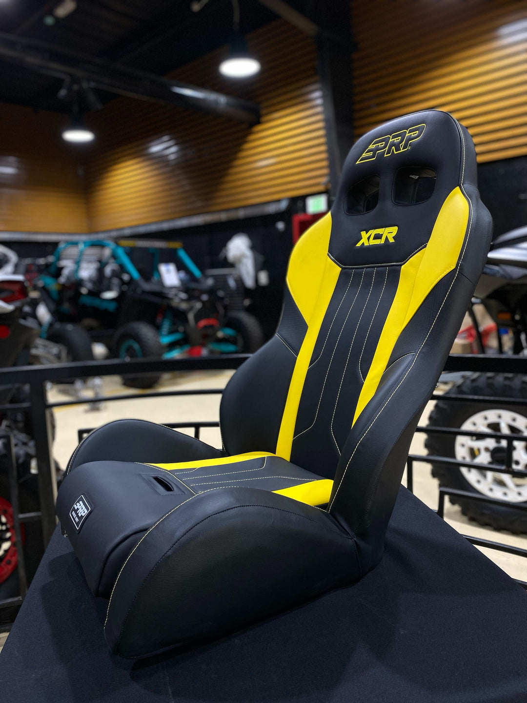 (PRP) (UTV28) XCR Suspension Seat for Polaris RZR PRO XP, PRO R, PRP LOGO