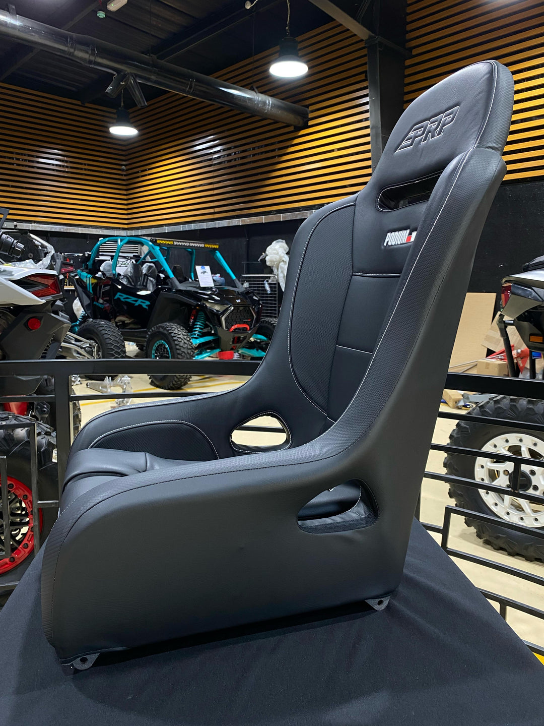 (PRP) (UTV28) Podium Elite Suspension Seat, PRP LOGO