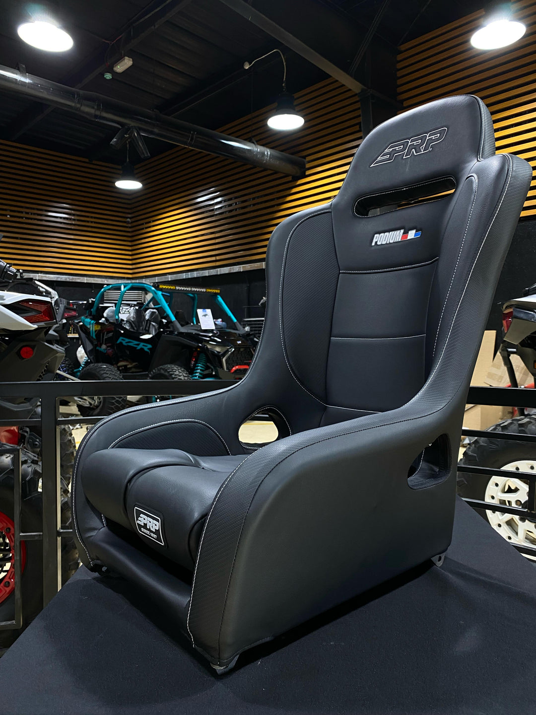 (PRP) (UTV28) Podium Elite Suspension Seat, PRP LOGO