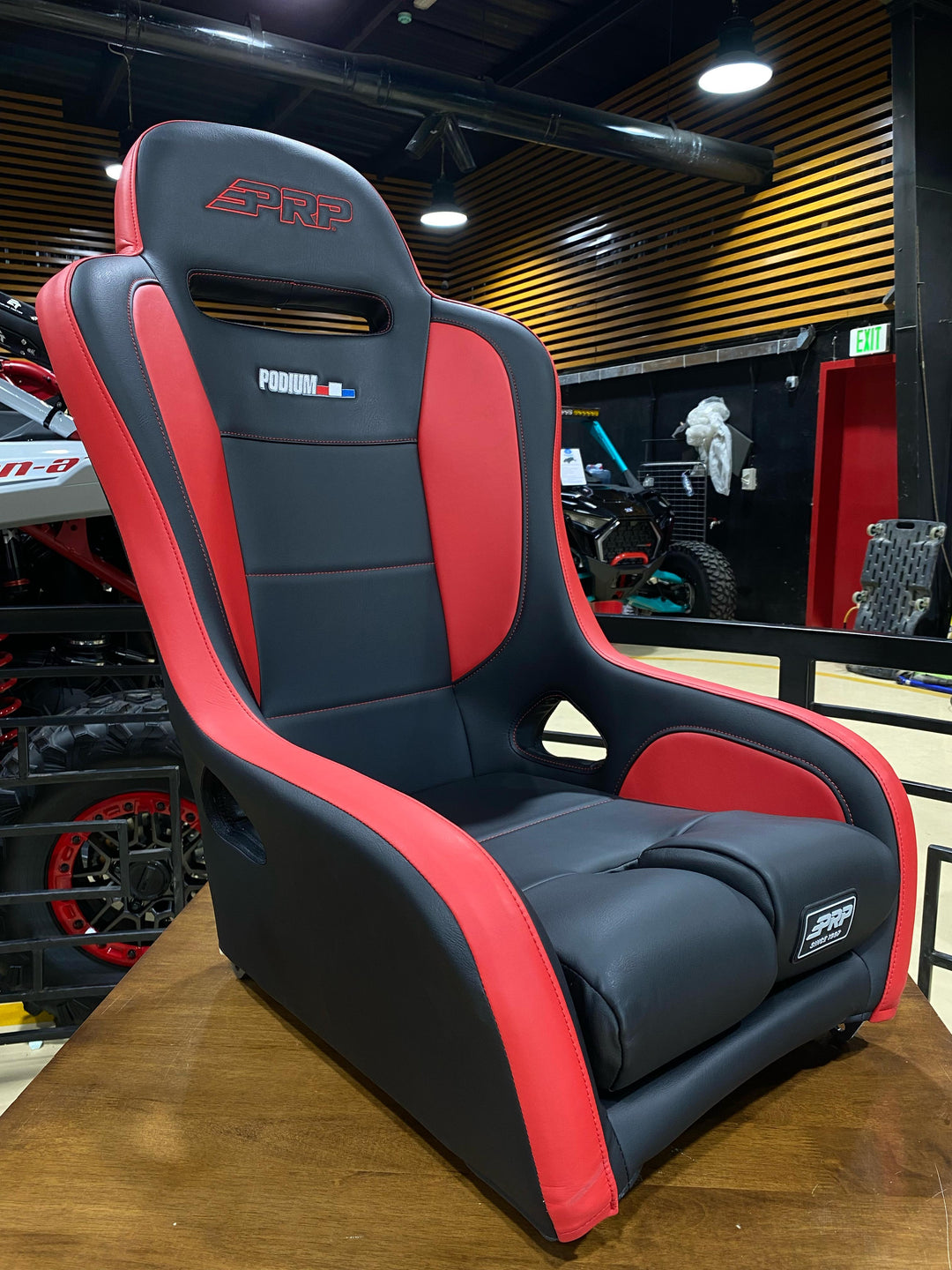 (PRP) (UTV28) Podium Elite Suspension Seat, PRP LOGO