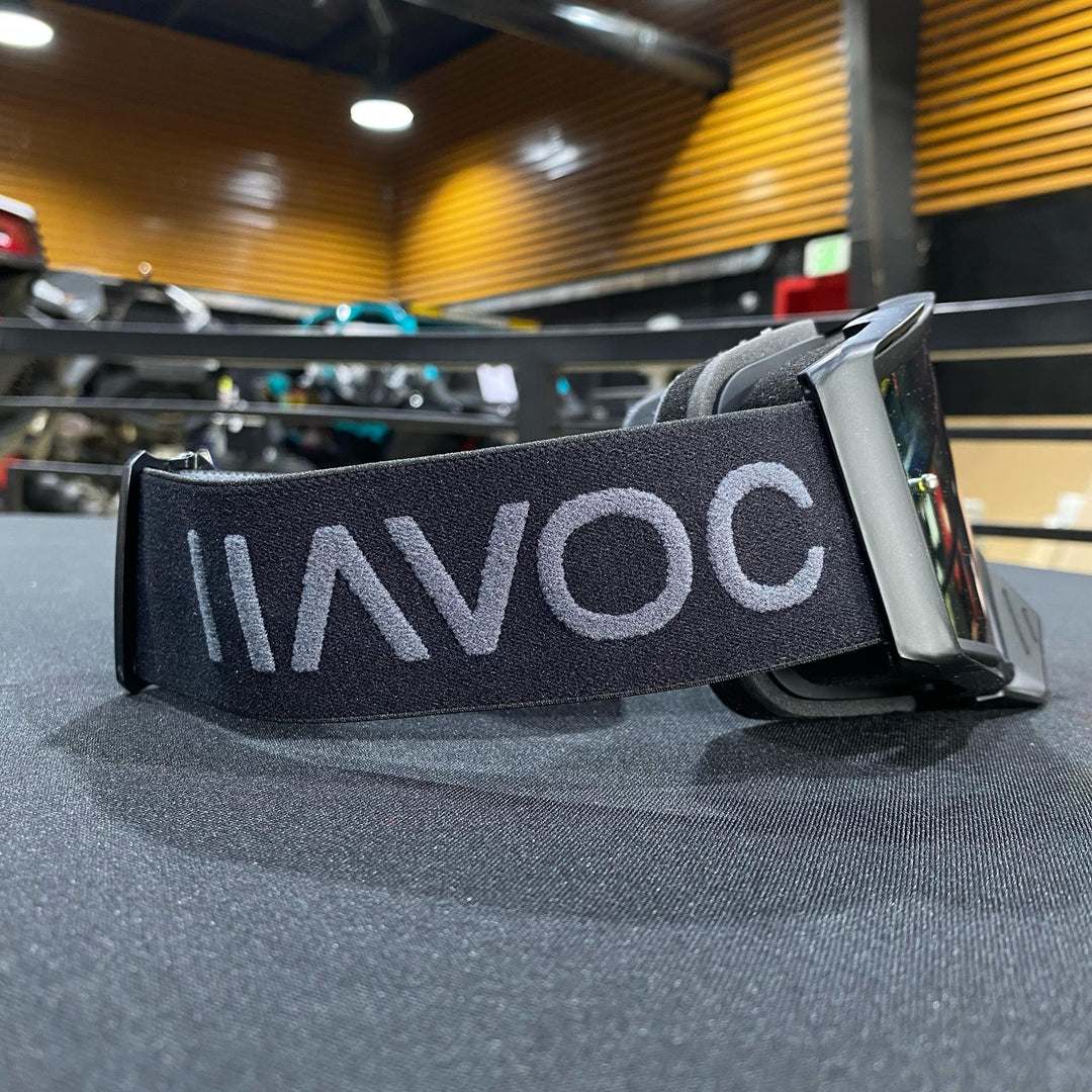 Supernova Black / BlackRed Rainbow Mirror Pre-Curved lens, Each