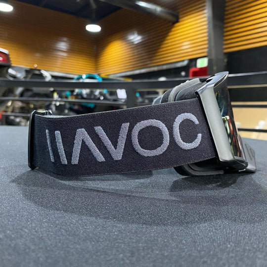 Supernova Black / BlackRed Rainbow Mirror Pre-Curved lens, Each