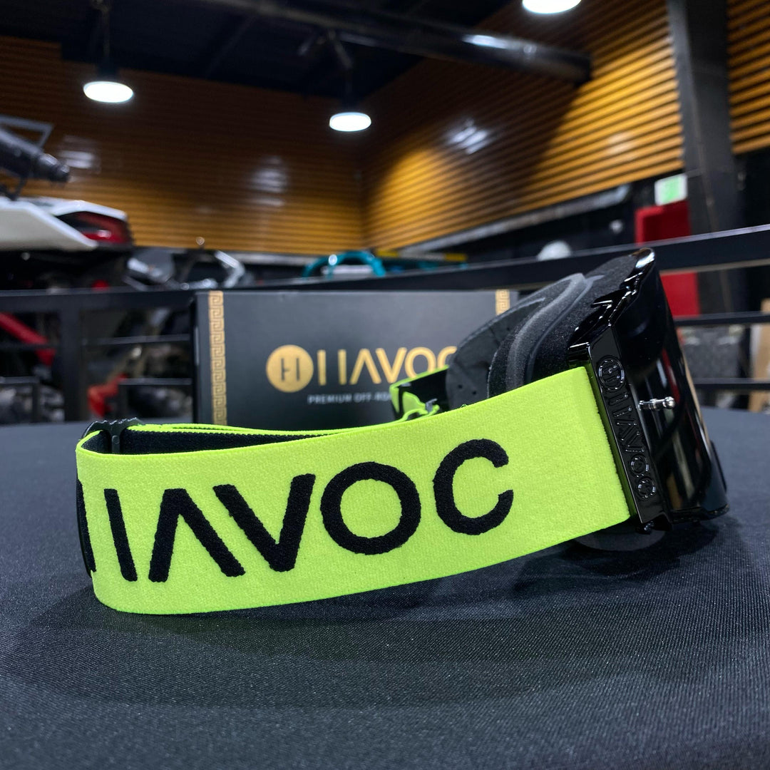 Elusive Helios Hi Viz Strap Silver Mirror Lens Black Frame, Each