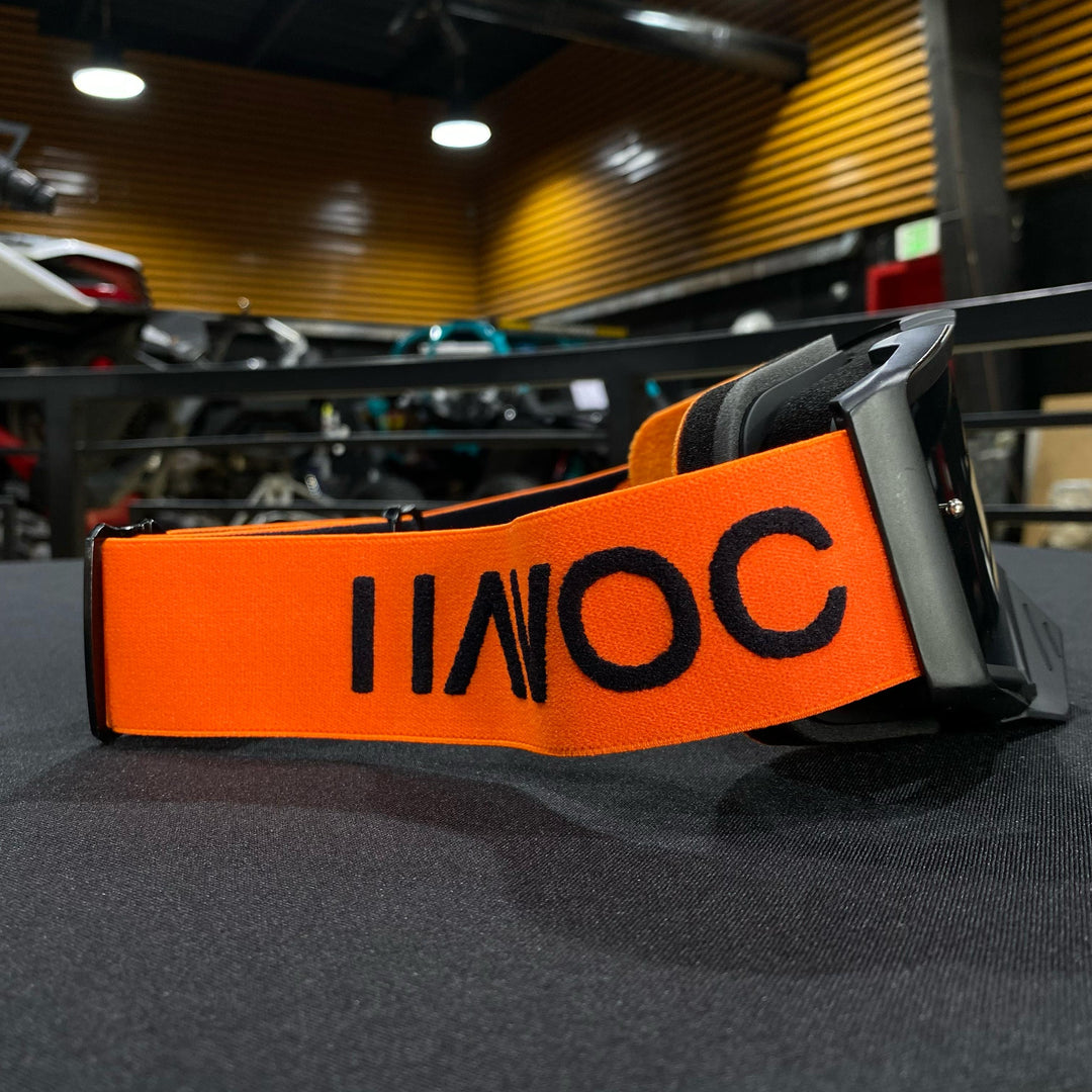 Alani Orange / Black Smoke Pre-Curved lens, Each