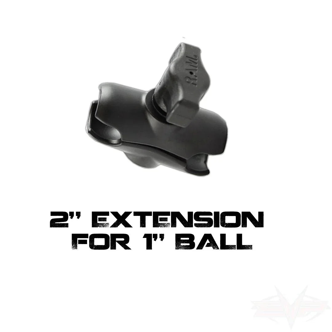 (EVOLUTION POWER) (UTV23) Mounts and Extensions for EVP Phone Cradle 1" RAM Ball - Topspeed