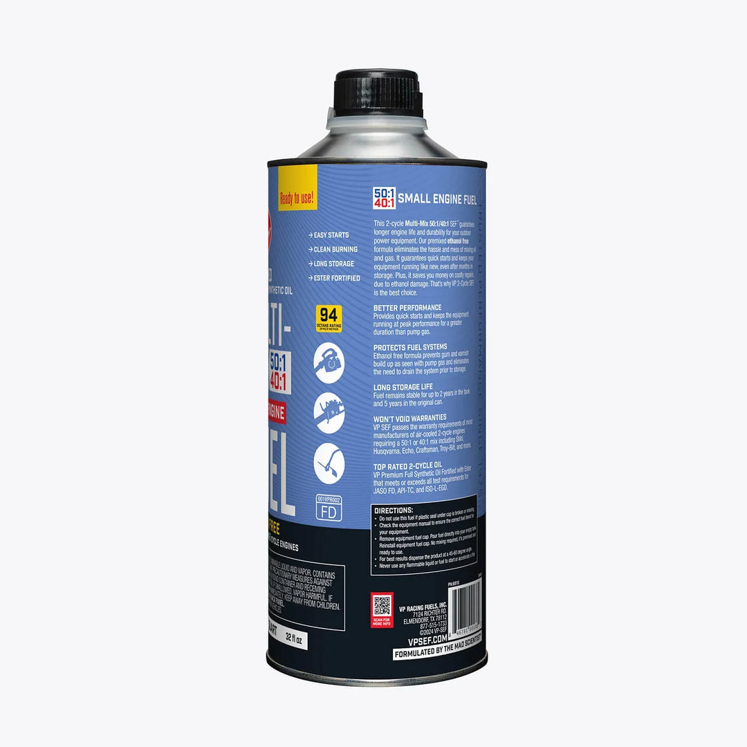 Fuel Multi-Mix Ethanol-Free 40:1/50:1 Mixture 946 Each - Topspeed