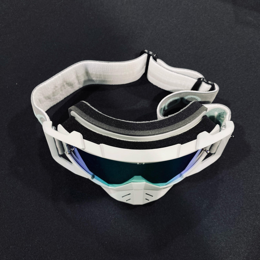Goggle, MINT, Elite Design, Mint / Grey, Gold Pre-Curved lens, Each
