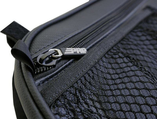 (PRP) (UTV28) Powersports Cargo Carrier, Stock Door Bag, Front, Lower, Driver/Passenger, Vinyl, Black, Polaris, Pair