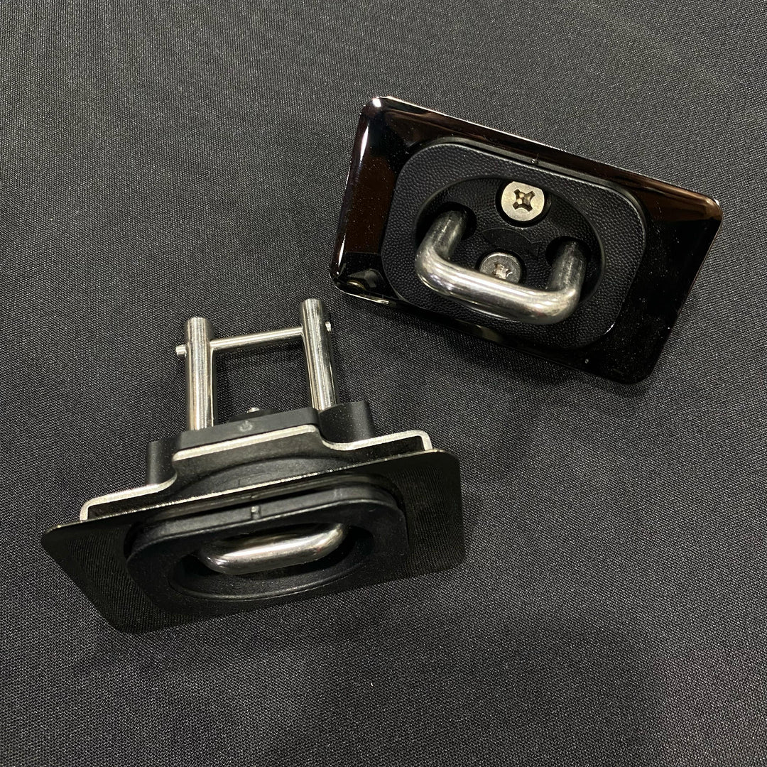 (PRP) (UTV28) Bull Ring, GM Flush, Fit Retractable, Tie-Down Anchor, Pair