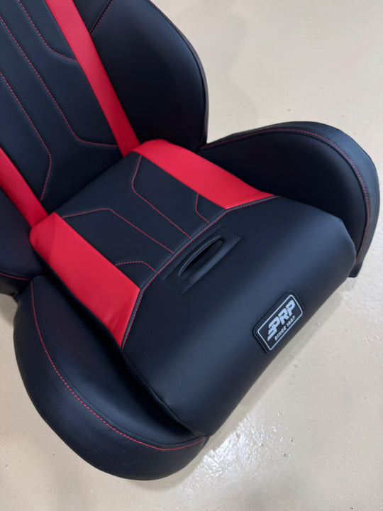 (PRP) (UTV28) XCR Suspension Seat for Polaris RZR PRO XP, PRO R, PRP LOGO