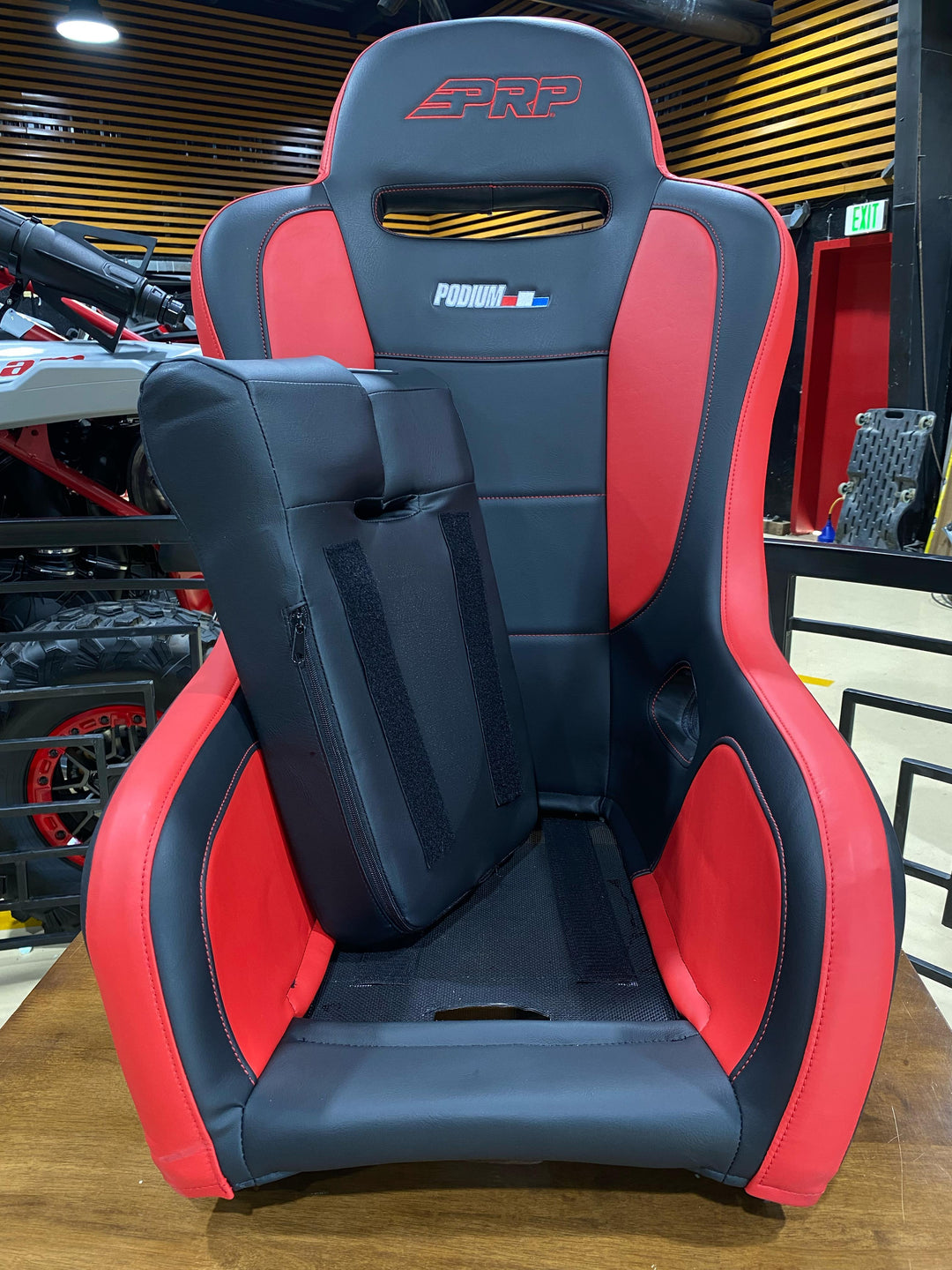 (PRP) (UTV28) Podium Elite Suspension Seat, PRP LOGO