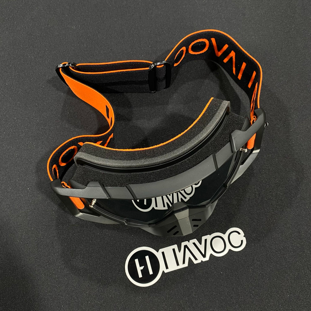 Alani Orange / Black Smoke Pre-Curved lens, Each