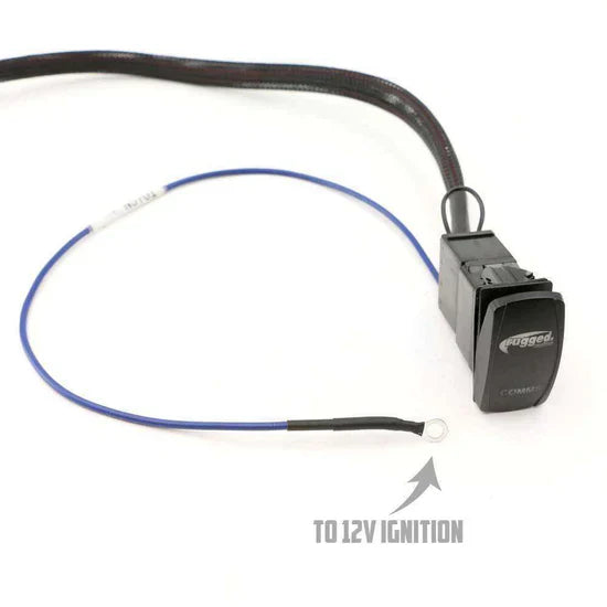 Radio/Intercom Install Harness w/ Rocker Switch - Topspeed