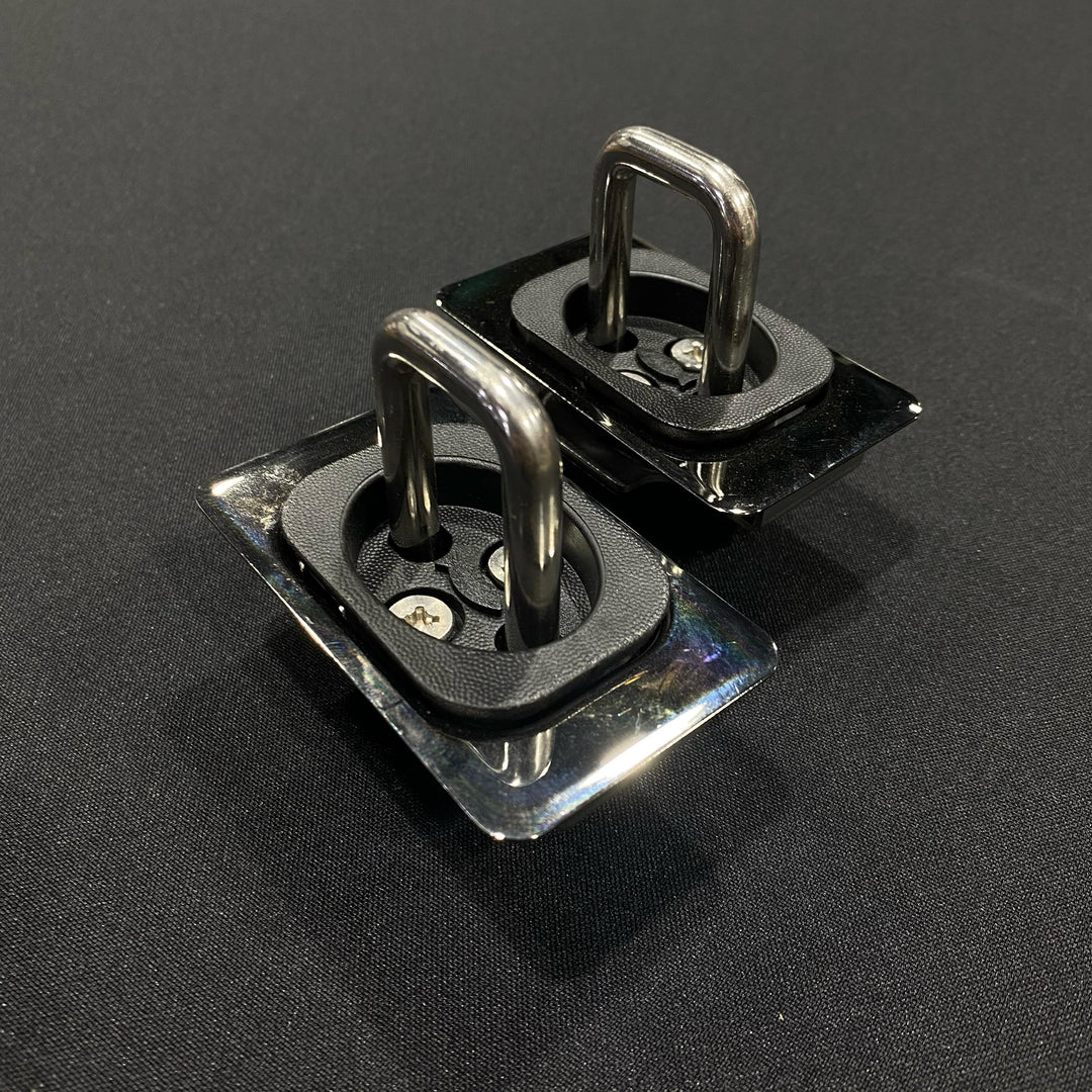 (PRP) (UTV28) Bull Ring, GM Flush, Fit Retractable, Tie-Down Anchor, Pair