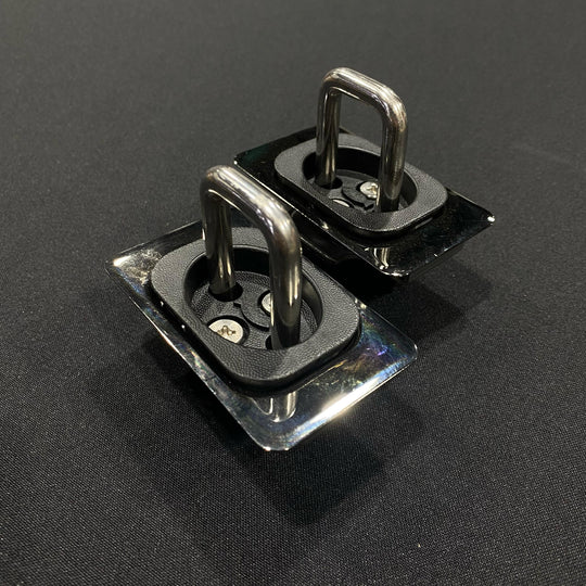 (PRP) (UTV28) Bull Ring, GM Flush, Fit Retractable, Tie-Down Anchor, Pair