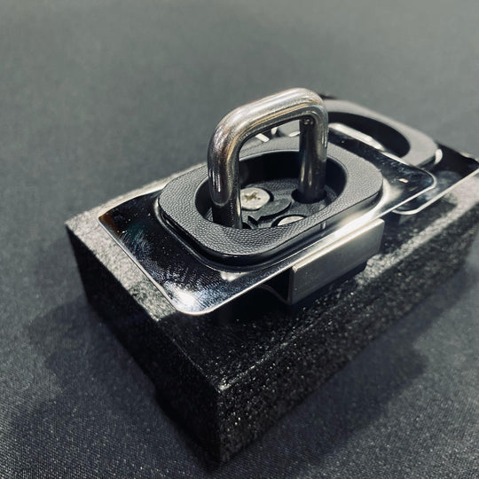 (PRP) (UTV28) Bull Ring, Stainless Steel, Fit Retractable, Tie-Down Anchor, Pair