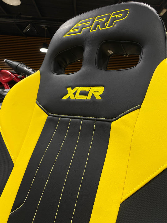 (PRP) (UTV28) XCR Suspension Seat for Polaris RZR PRO XP, PRO R, PRP LOGO